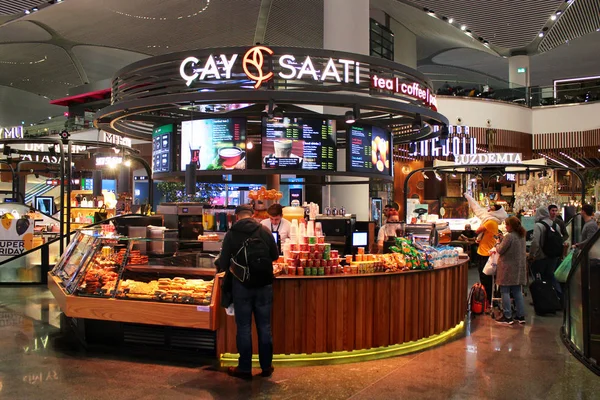 Istanbul Turkey November 2019 Interior Departure Hall New Istanbul Airport — Zdjęcie stockowe