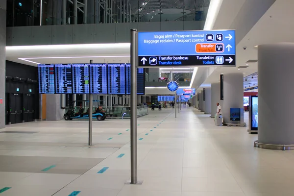 Istanbul Turkey November 2019 Interior Departure Hall New Istanbul Airport — Stock fotografie