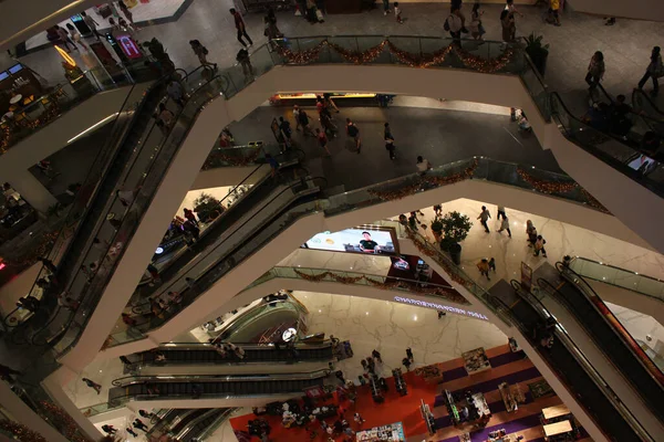 Bangkok Thajsko Prosince 2019 Interiér Obchodního Domu Iconsiam Jednoho Největších — Stock fotografie