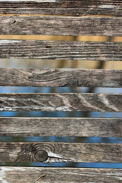Dřevěný Plot Pozadí Voda Starých Prken — Stock fotografie