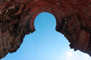 Vovchansk, Doğu Ukrayna yakınlarındaki eski kireçtaşı kalsiyum ocağı kalıntıları.