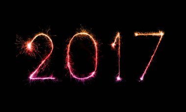 2017 mutlu yeni yıl havai fişek maytap