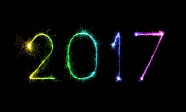 2017 mutlu yeni yıl havai fişek maytap