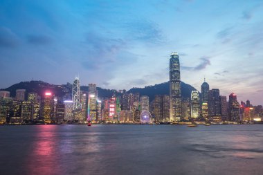 Hong Kong şehir, Victoria Limanı görünümü