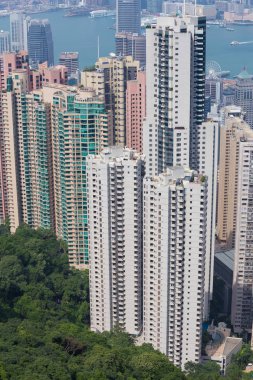 Hong Kong şehir, Peak görünümünden