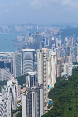 Hong Kong şehir, Peak görünümünden