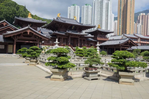 Chi lin zárdát, Tang dinasztia stílusú templom, Hong Kong — Stock Fotó