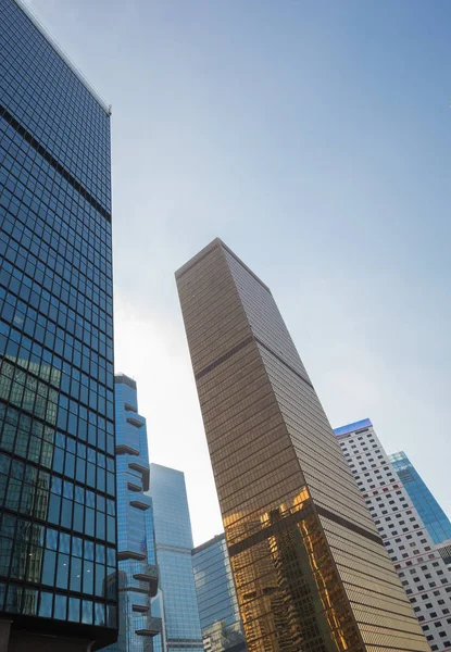 香港市内にビルを建て — ストック写真