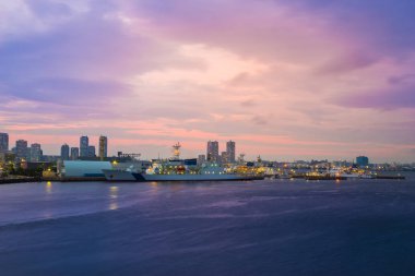 Cityscape Minato Mirai, Yokohama, Japonya