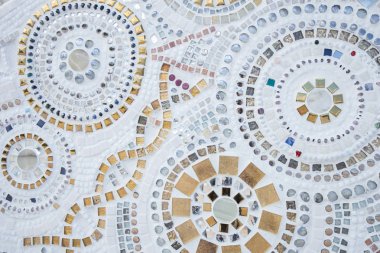 Seramik cam duvar wat phra vasıl geçmiş Bu pha oğlu kaew. Tem