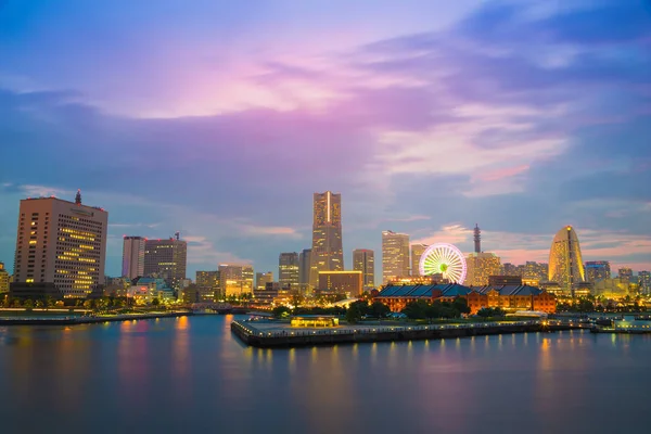 Αστικό τοπίο του Minato Mirai, Yokohama, Ιαπωνία — Φωτογραφία Αρχείου