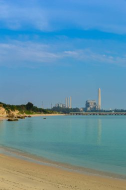 Sai tanga plaj ve deniz ile elektrik santrali, Rayong, Th