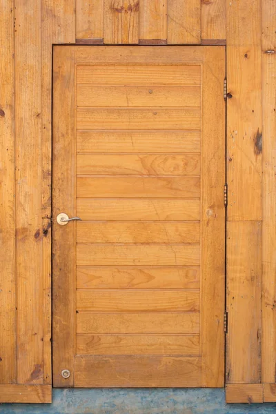 Puerta y pared de madera —  Fotos de Stock