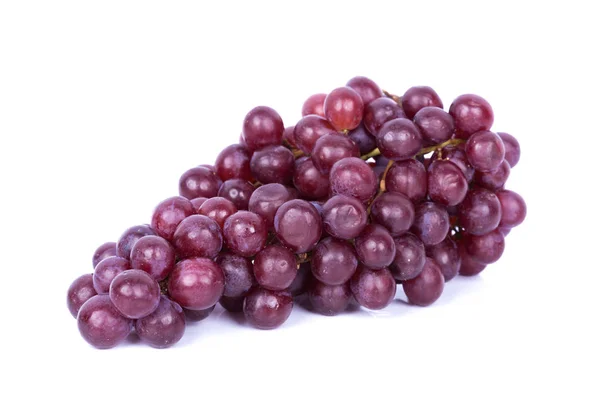 Isolat de raisin rouge sur blanc — Photo