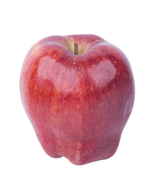 红苹果，白色背景的孤立物 — 图库照片