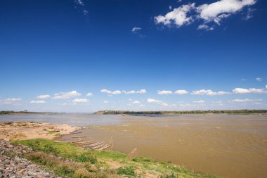Mekong Nehri, Keang Ka Bao, Mukdahan, Tayland 