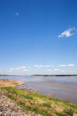Mekong Nehri, Keang Ka Bao, Mukdahan, Tayland 