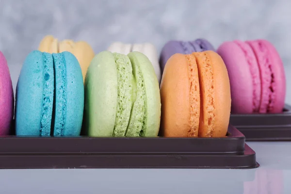 Süße bunte Kuchen Macaron — Stockfoto