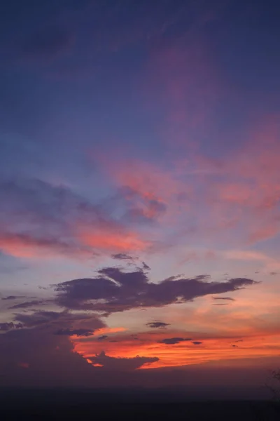 황혼의 시간에 구름 풍경 — 스톡 사진