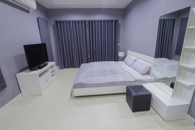 modern yatak odası iç