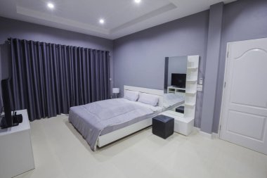modern yatak odası iç