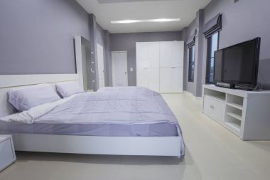 modern yatak odası iç