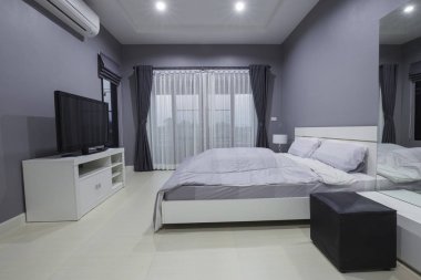 modern yatak odası iç