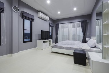 modern yatak odası iç