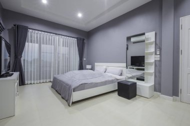 modern yatak odası iç
