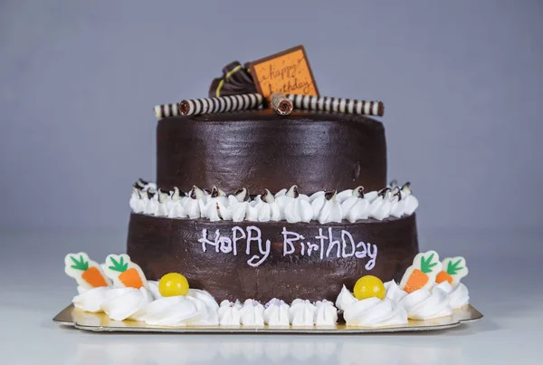The chocolated cake — Stock Photo, Image