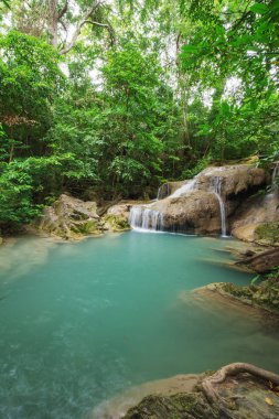 Düzey 1 Erawan şelale Kanchanaburi, Tayland