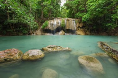 Düzey 2 Erawan şelale Kanchanaburi, Tayland