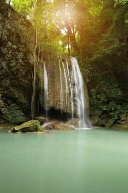 Düzey 3 Erawan şelale Kanchanaburi, Tayland
