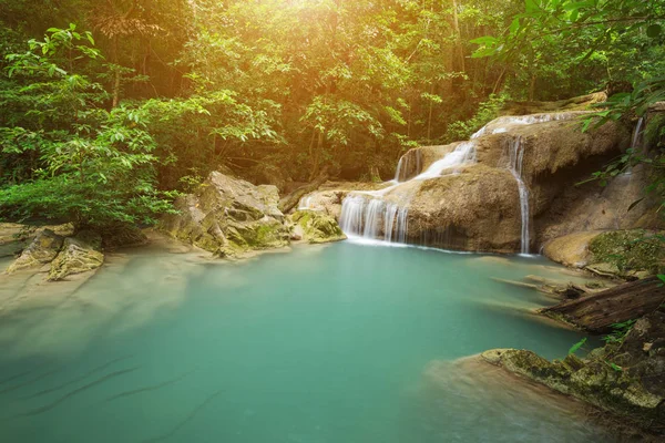 Düzey 1 Erawan şelale Kanchanaburi, Tayland