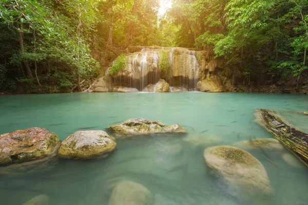 Düzey 2 Erawan şelale Kanchanaburi, Tayland