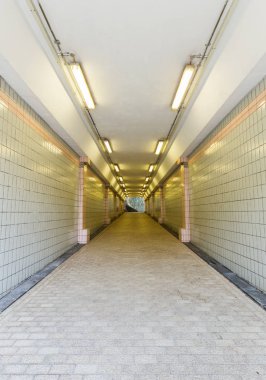 Fort Canning Parkı, Singapur, yeraltı geçiş tüneli