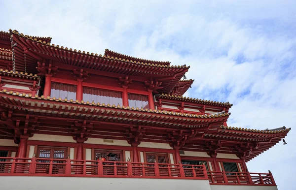 Relic tempel van de tand van de Boeddha in Chinatown, Singapore — Stockfoto