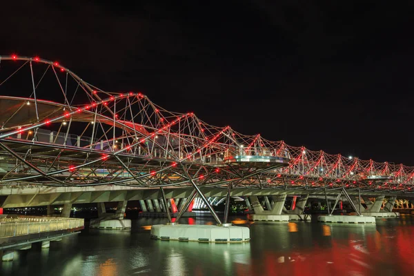 Singapur Helix Köprüsü — Stok fotoğraf