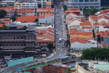 South Bridge Road China Town, Singapur, trafik