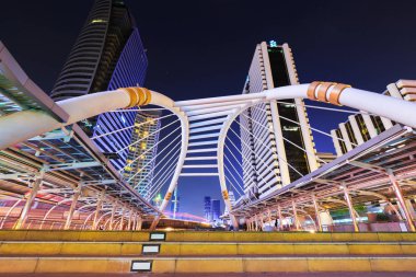 İnsanlar Chong Bangkok'un yeni gece, Bangkok, Thailan