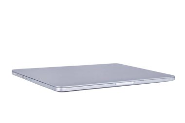 Dizüstü bilgisayar beyaz arkaplanda izole edildi