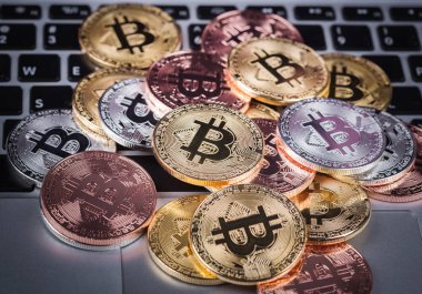 bitcoin bir dizüstü bilgisayar klavye bilgisayar 