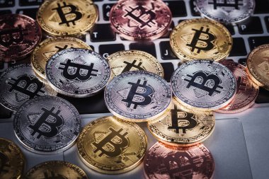 bitcoin bir dizüstü bilgisayar klavye bilgisayar 