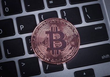 bitcoin bir dizüstü bilgisayar klavye bilgisayar 