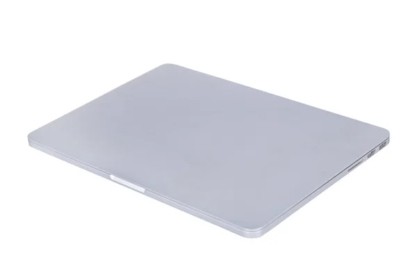 Computer portatile isolato su sfondo bianco — Foto Stock