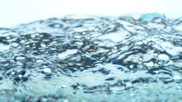 Enfoque Desenfoque Suave Superficie Salpicadura Agua Abstracta Que Llena Marco —  Fotos de Stock