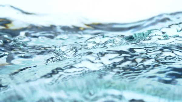 Enfoque Desenfoque Suave Superficie Salpicadura Agua Abstracta Que Llena Marco — Foto de Stock