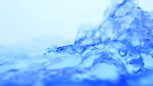 Soyut Suyun Yumuşak Bulanık Odağı Çerçeveyi Damlasıyla Doldurur Beyaz Arkaplanda — Stok fotoğraf