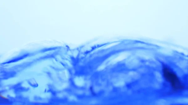 Enfoque Desenfoque Suave Superficie Salpicadura Agua Abstracta Que Llena Marco — Foto de Stock