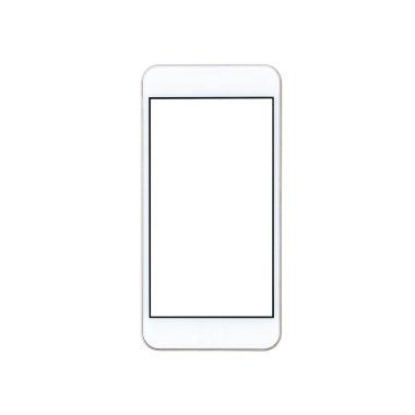 Boş ekranı olan akıllı telefon